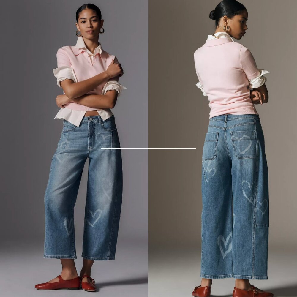 Pilcro: The Kenna Mid-Rise Heritage Barrel Jeans: Icon Edition
